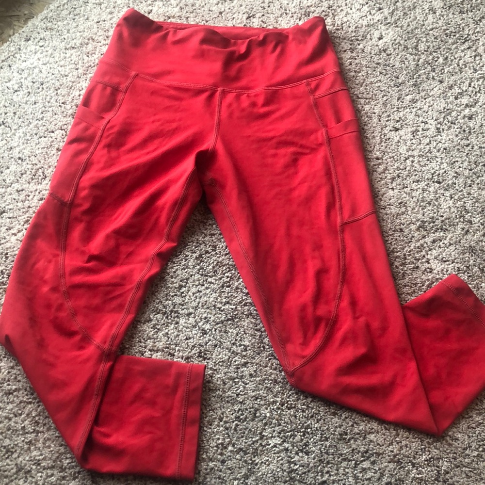 Zyia sz 4 Red light n tights Capri length